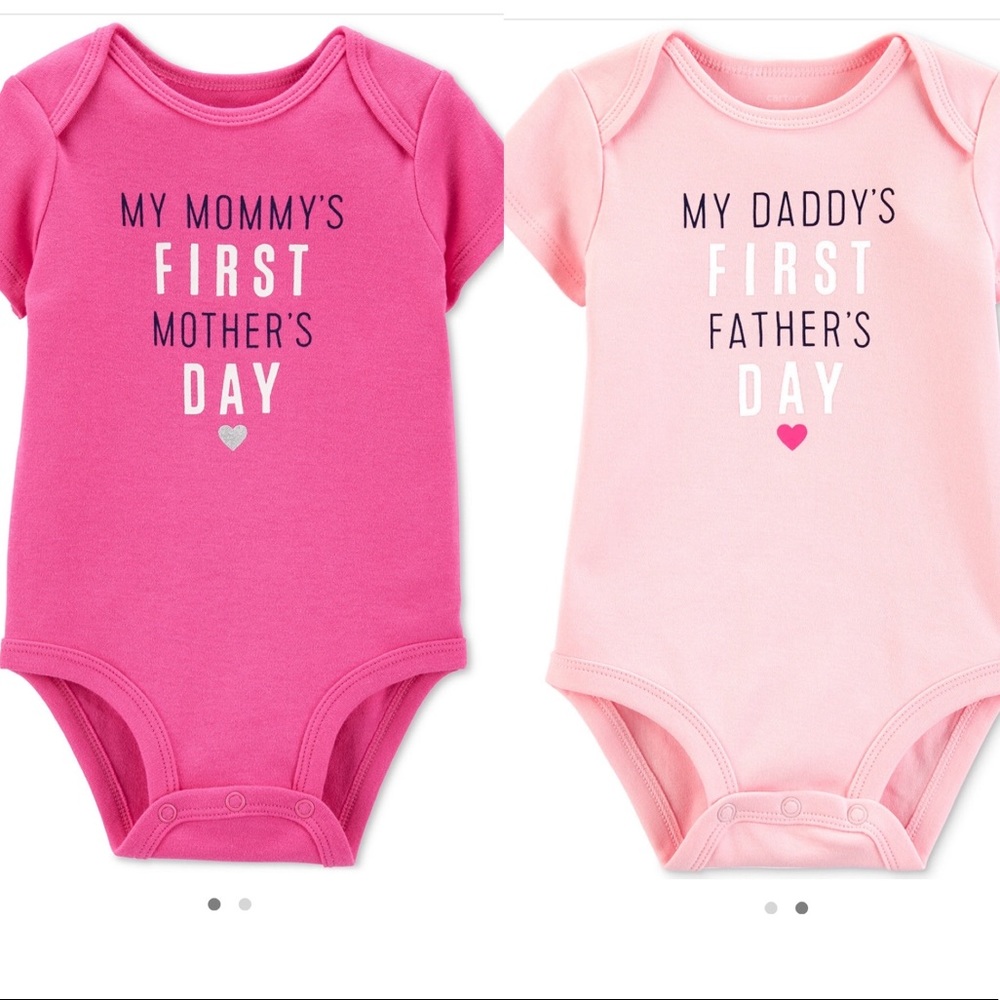1st Mother’s Day/ Father’s Day Onesie Set